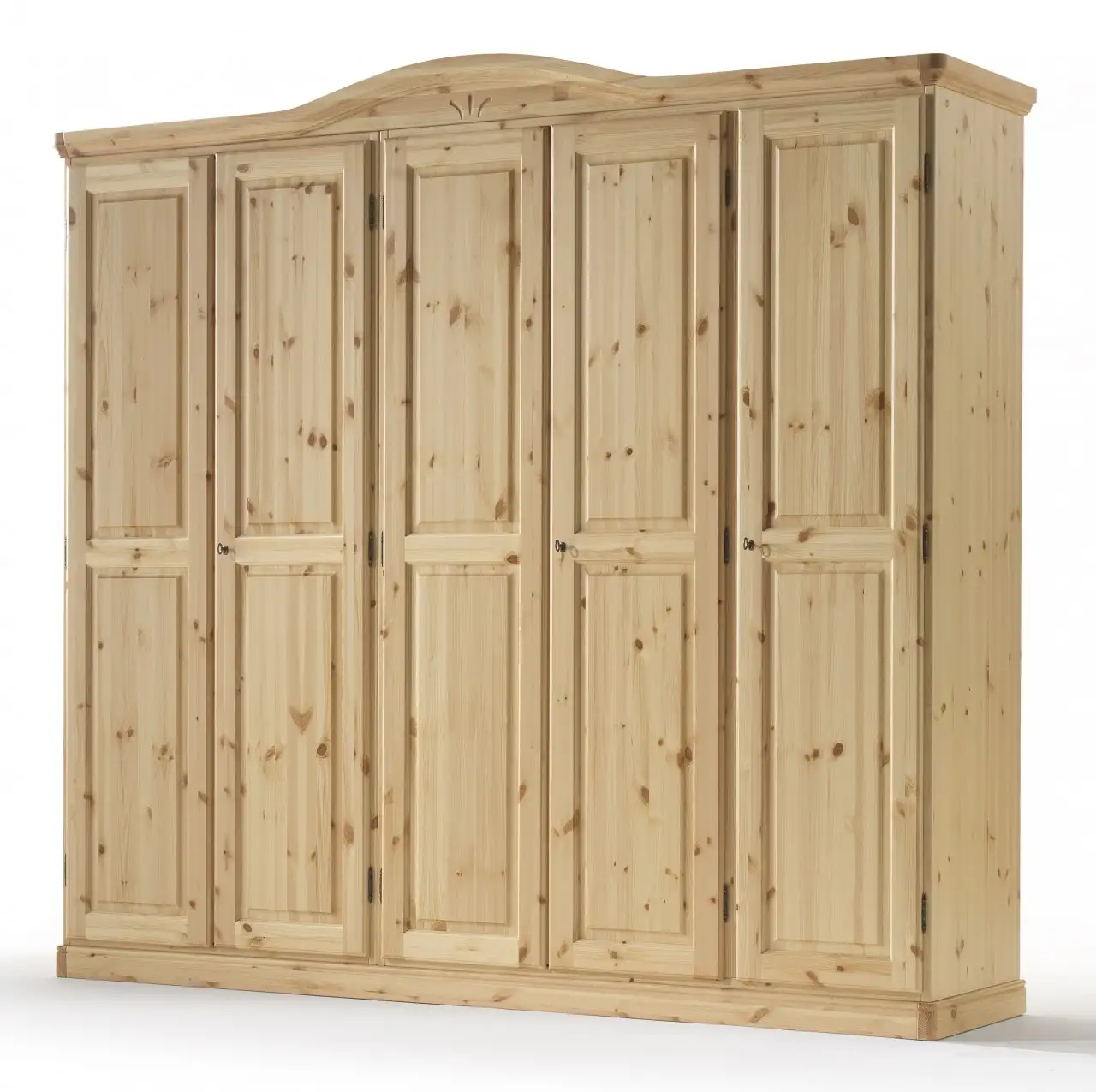 Armadio 5 Ante H 239 cornice curva 